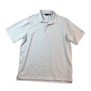 Walter Hagen Polo Golf Short Sleeve Shirt Striped Mens Size L